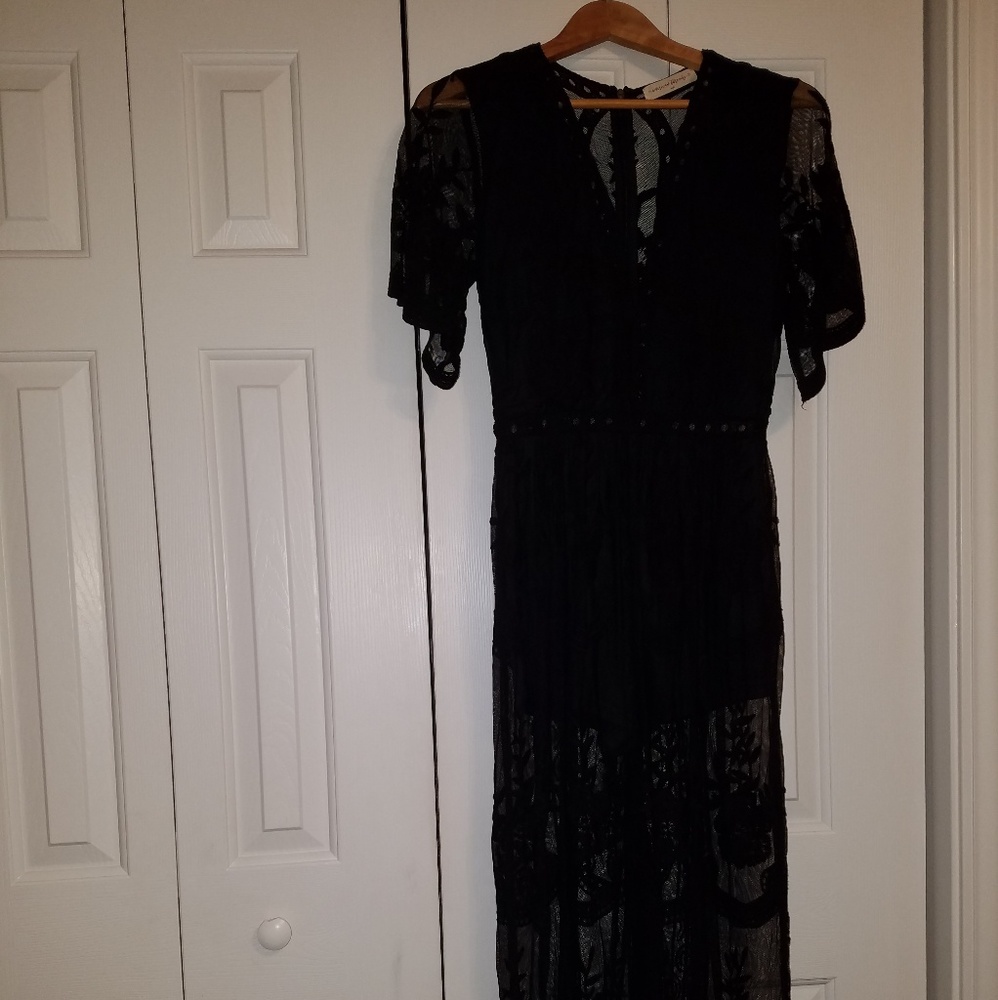 Lace dress with shorts underneath
